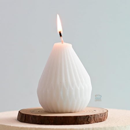 مجموعة (12) شمعة بابلز بشكل اسطواني