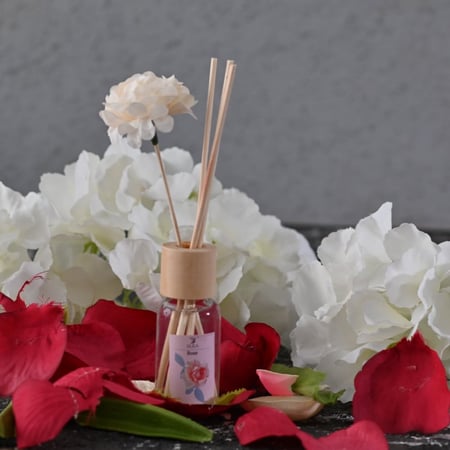 مجموعه (12) فواحات بغطاء خشبي بروائح متعددة