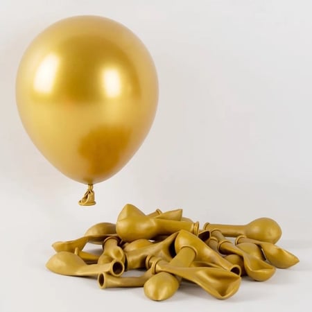 بالونات كروم ذهبي | Gold Chrome Balloons