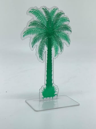 مجموعه(12) قواعد اكريلك شكل نخلة 12*7سم