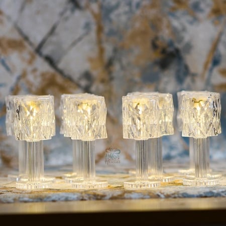 مجموعة (12) ابجورة مضيئة للتوزيعات