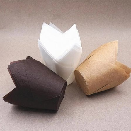 مجموعة (25) قالب ورق زبدة للمافن والكيك