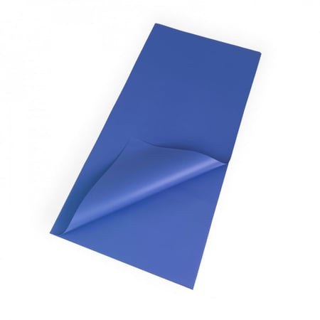 مجموعة (20) ورق تغليف للورد والهدايا ازرق