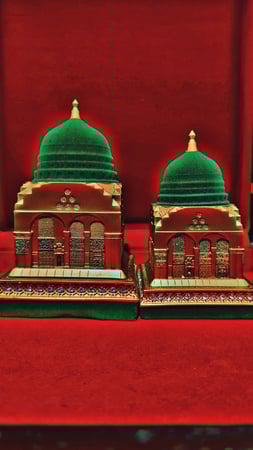 مجسم  القبة الخضراء ريزن