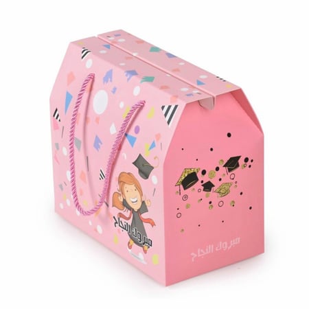 بوكس التخرج وردي