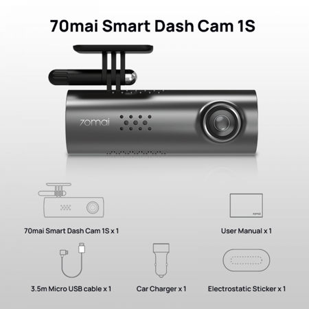 داش كام 70mai كاميرا امامي - Xiaomi 70mai Smart Dash Cam 1S