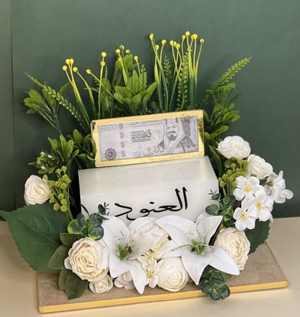 شمع مع طباعه الاسم