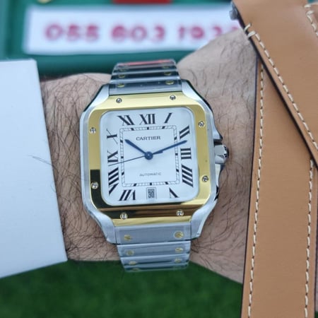 سانتوس دو كارتييه اطار ذهبي ماستر طبق الأصل