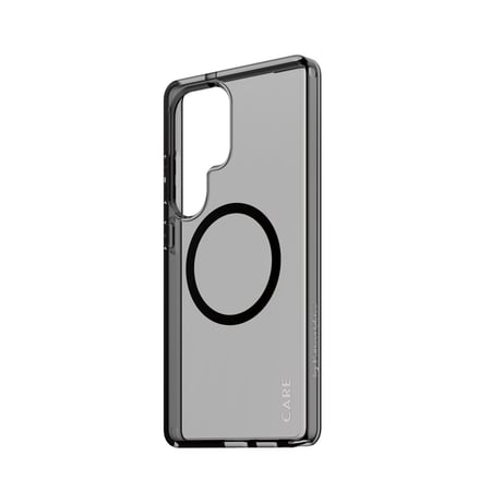 PanzerGlass بانزر جلاس كفرسموكي لجوال S25الترا - متوافق مع ماج سيف- أسود شفاف = 5715685016776