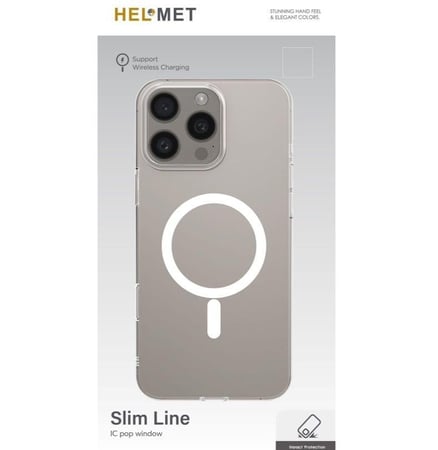 HELMET كفرحماية سليم لاين هيلمت شفاف مقاوم للخدوش *Slim line* =