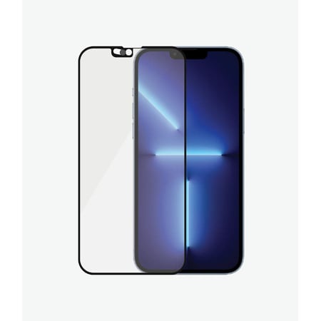 PanzerGlass بانزر جلاس واقي شاشة من سواروفسكي كام سلايدر، مناسب لهاتف آيفون 13 برو ماكس، بحافة سوداء= 5711724027529