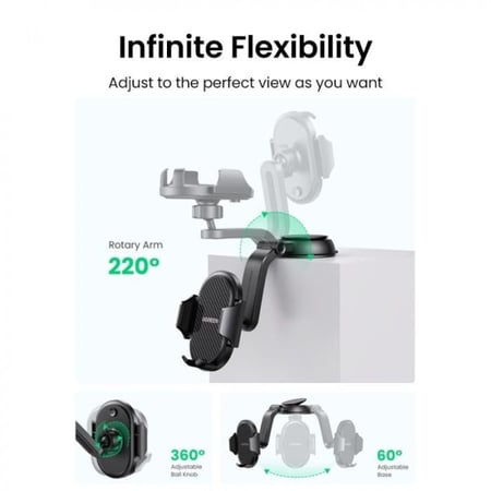 UGREEN حامل جوال يوجرين مغناطيسي - أسود = 6957303824731