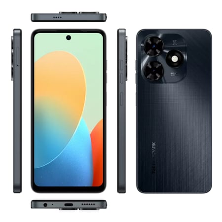 TECNO = تكنو spark 20c 4G ٢٥٦ قيقا الرام ٨ لون أسود  = 4894947016875