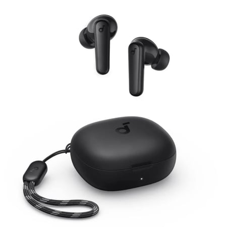 soundcore by ANKER ساوندكور - سماعة اذن لاسلكية R50i بتقنية ترو وايرليس 30 ساعة - اسود = 194644125691