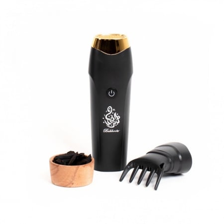 OVAST - مبخرة الكترونية متنقلة للشعر والملابس والسيارة لون اسود = 2022050160242