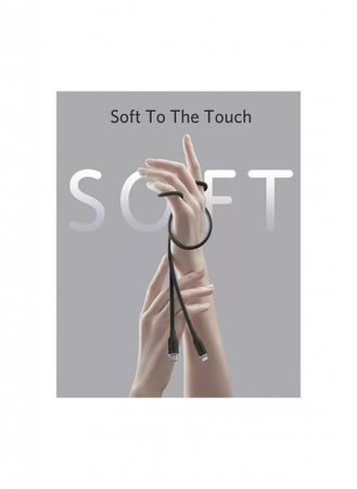 ANKAR  سلك شاحن انكر باورلاين فلو الجيل الثالث ايفون تايب سي بطول 90 سم -أسود = 194644114510