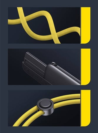 Baseus حقيبة حماية جوال ضد الماء بيسوس - اصفر = 6953156220775