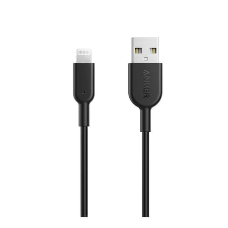 ANKER كيبل شحن انكر من USB الى لايتنينج 90 سم - اسود =