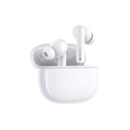 UGREEN سماعة أذن يوجرين لاسلكية هاي تون تي 3 مع خاصية إلغاء الضوضاء النشط - أبيض = 6957303892068