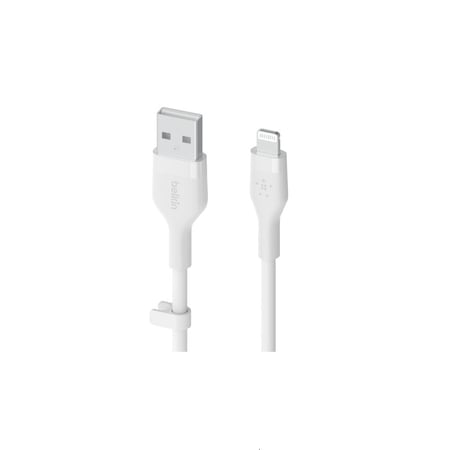 belkin سلك شحن بيلكن يو اس بي إي الى لايتنينق ربل 1 متر - ابيض = 745883831906