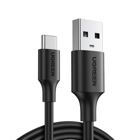 UGREEN = يوجرين سلك شاحن USB الى ايفون بطول 1م لون اسود 6957303861163