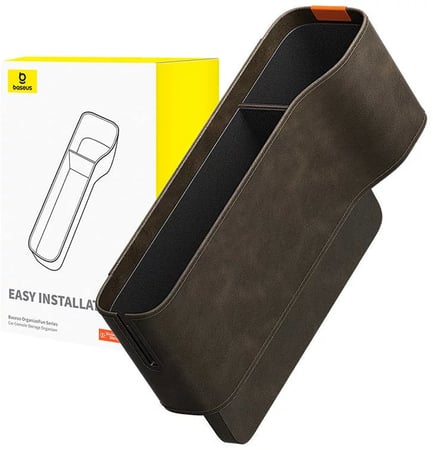 Baseus صندوق ومنظم تخزين للسيارة بيسوس -  لون بني = 6932172641733