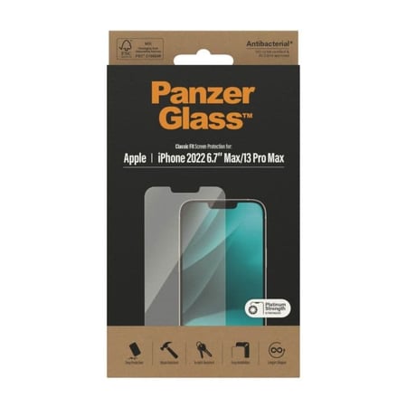 PanzerGlass بانزر جلاس غطاء حماية للشاشة هواتف الأيفون 13 برو ماكس والأيفون 14 بلس=5711724027697