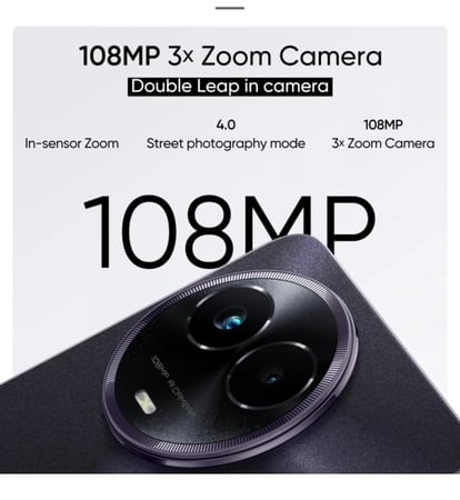 realme 11 5G 256GB ram 16 لون اسود
