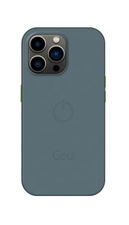 Goui قوي كفر حماية ايفون 15 برو ماكس - رمادي = 6285924002710