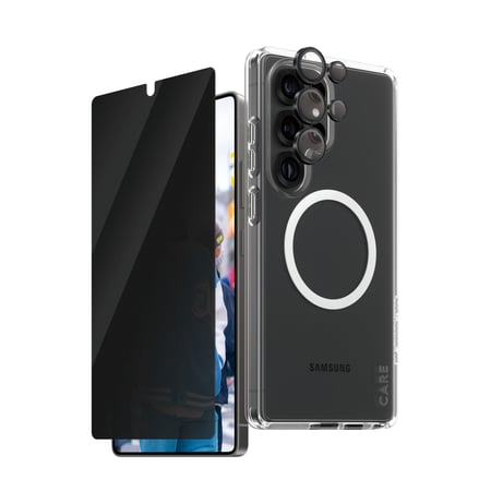 PanzerGlass بانزر جلاس بكج الخصوصية الكاملة 3 في 1 لهاتف سامسونج S25 إلترا=5715685016233