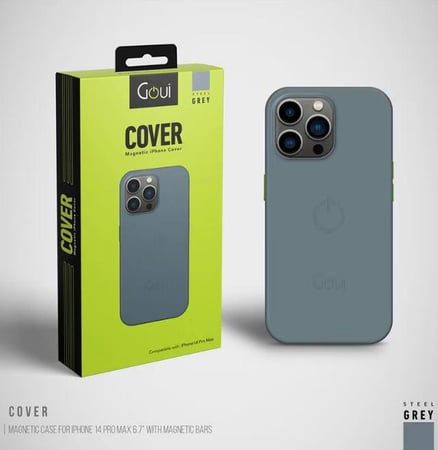 Goui قوي كفر حماية ايفون 15 برو - رمادي  = 6285924002703