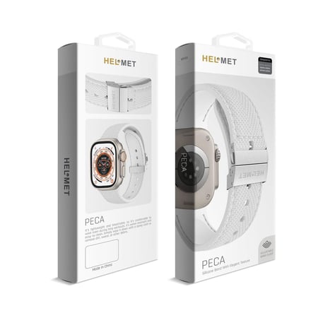 HELMET ⛑ سير ساعة من هيلمت سهل الاستخدام عصري و عملي يتميز fتعدد الالوان والجودة لون ابيض = 653998104535