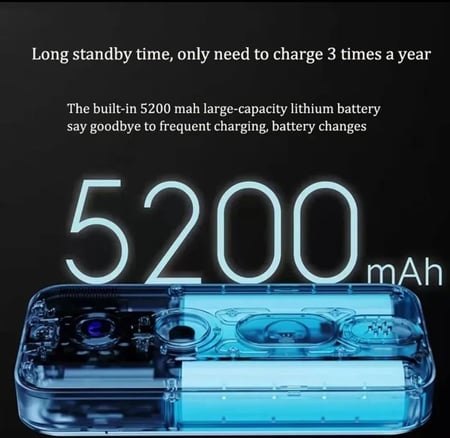 شاومي - جرس باب شاومي الترا كلير بدقة 2K وبسعة 5200 مللي أمبير BHR5416GL - أسود = 6934177755828