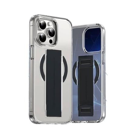 ARMOR آرموركفر ايفون شفاف مع مسكة ربل يدعم ماج سيف = 0725488700968 0725488701392 0725488700975 0725488700982