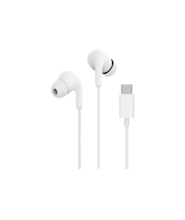 Xiaomi شاومي سماعة من نوع TYPE -C Earphones ابيض = 6941812793152