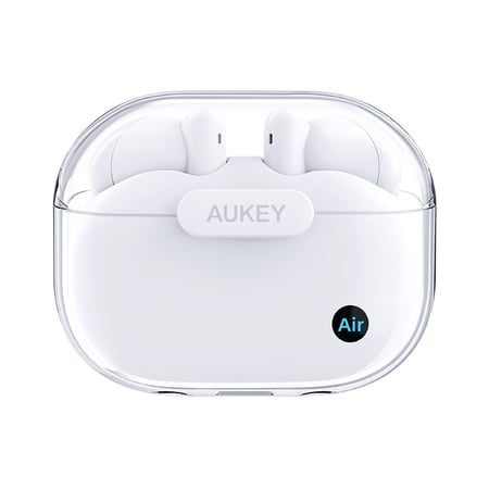 AUKEY سماعات أذن لاسلكية حقيقية EP-M2 Move Air TWS مقاس 13 مم، بلوتوث 5.3 IPX4، بيضاء = 689323786176