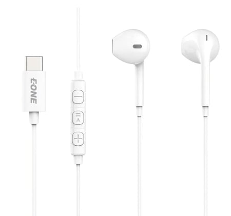 TENPLUS سماعة تايب سي معتمدة من ابل - ايه ون ابيض = 6958425652257