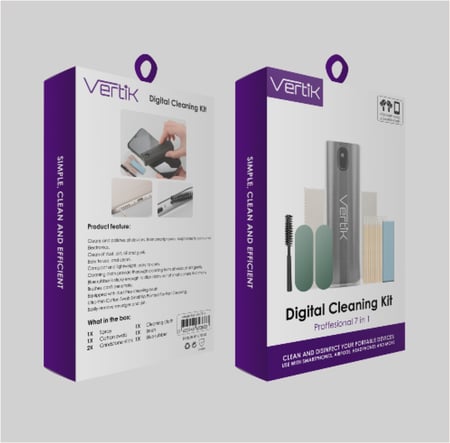 Vertik فيرتك -  ديجتال كلين للجوال والسماعات معدات تنظيف ج = 0653948623833 يده      ادوات تنظيف 7in1 للاماكن الضيقة | Vertik
