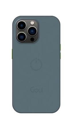 Goui قوي كفر حماية ايفون 15 برو - رمادي  = 6285924002703