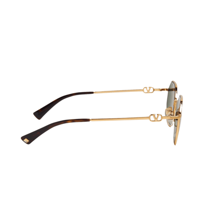 نظارة شمسية فالنتينو - VALENTINO Octagonal Sunglasses with VLOGO Chain in Metal