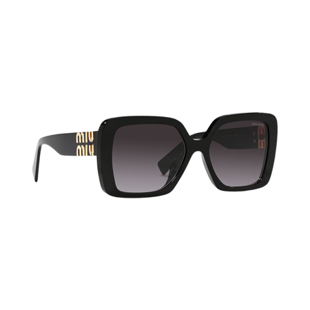 نظارة شمسية ميو ميو -Miu Miu SMU 10YS Black Sunglasses