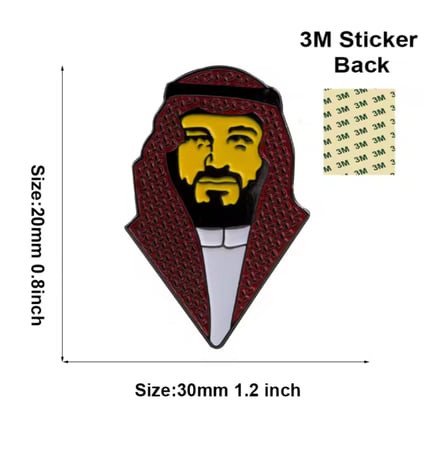 استيكرات معدنية