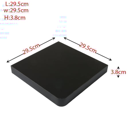 رف زاوية جداري أسود