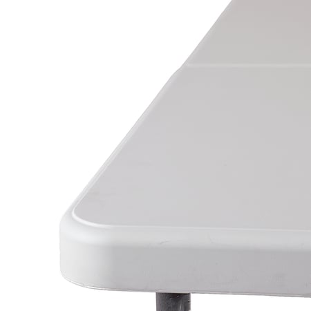 طاولة رحلات قابلة للطي ابيض