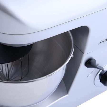 عجانه كهربائية سعة 5 لتر 1000 واط لون أبيض