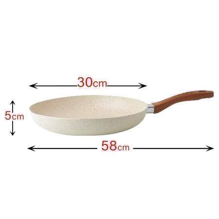 مقلاة جرانيت غير لاصقة 30 سم