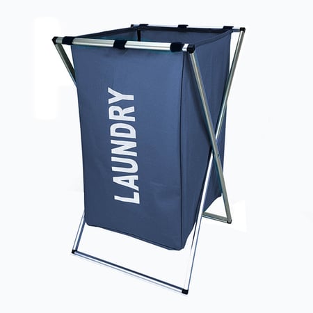 سلة ملابس قماش مفرد قابلة للطي