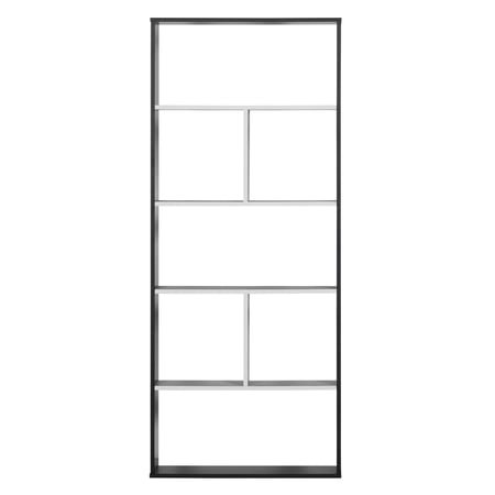 أرفف ماليزي خمسه أدوار لون أسود - أبيض رخامي