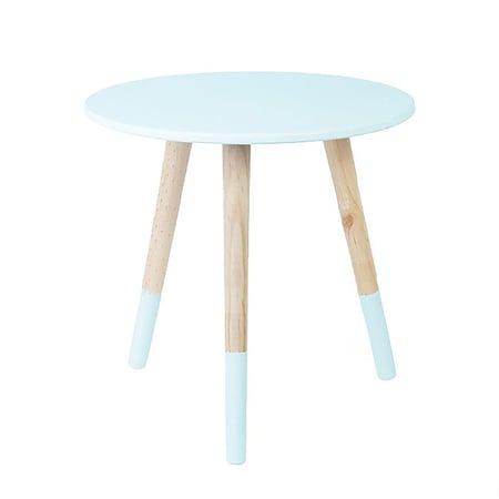 طاولات خشب جانبية طقم 3 قطع لون تيفاني