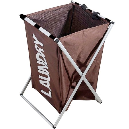 سلة ملابس قماش مفرد قابلة للطي